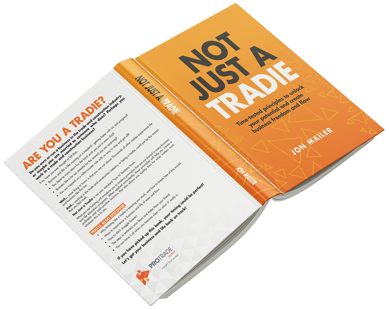 Not Just A Tradie Book by Jon Mailer