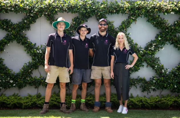 Team photo of client Brooke's Blooms